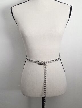Silver Chain Belt (42" Long)